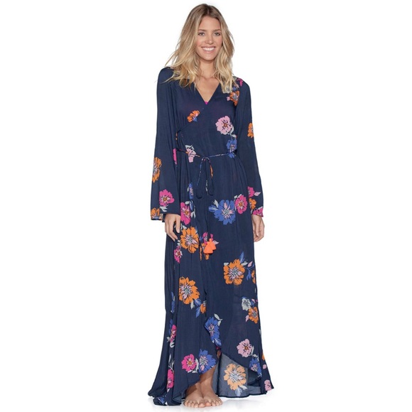 MAAJI Floral Kimono • Wrap Dress - Picture 2 of 10